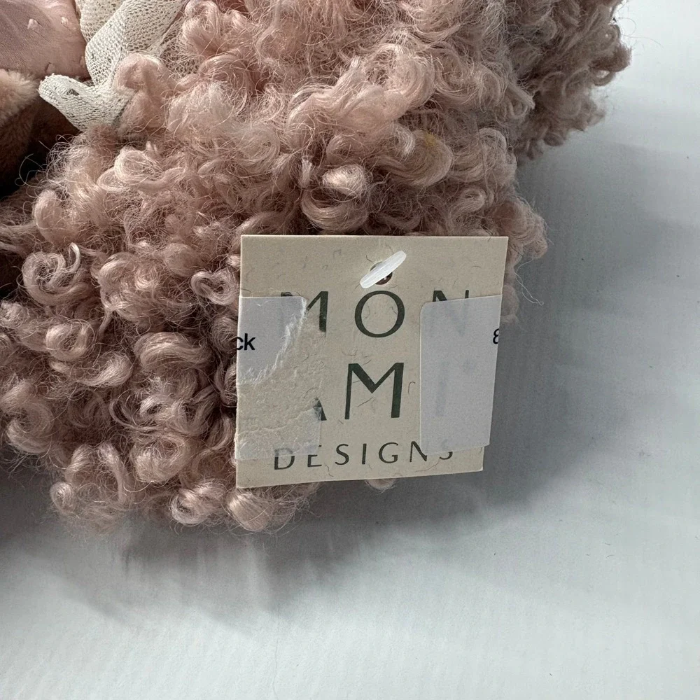 Mon Ami Designs Paris Poodle Plush Backpack Pink Ballerina Tulle Skirt NEW